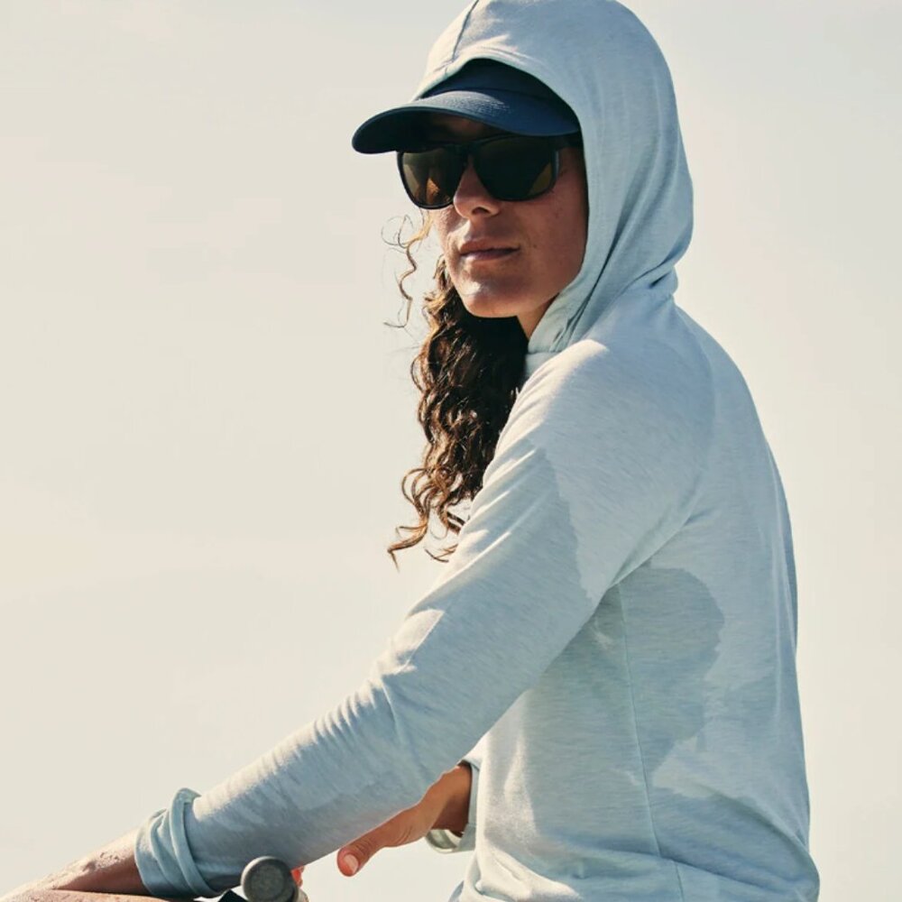 Free Fly Apparel Elevate Sun Protection Hoodie Coverup UPF 30+